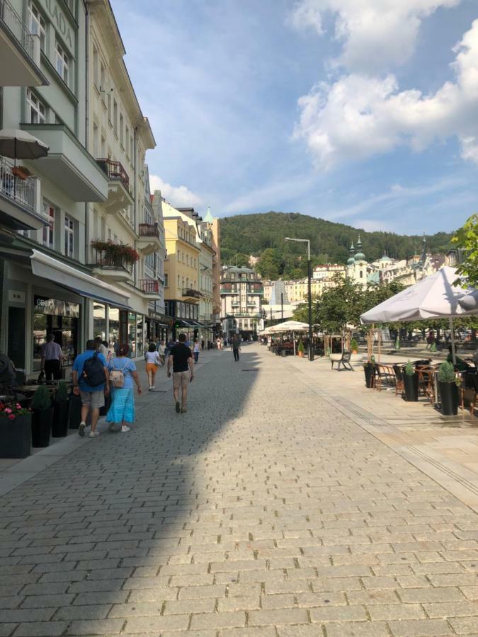 Appartamento Apartmán Orchidej u Vřídla Karlovy Vary Esterno foto